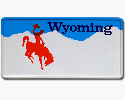 US skylt - Wyoming